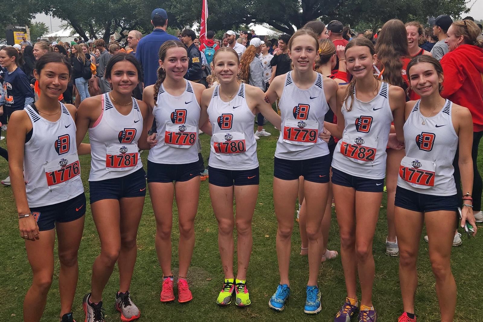 The Bridgeland girls’ cross country team placed seventh overall as a team at the UIL Cross Country State Championships.